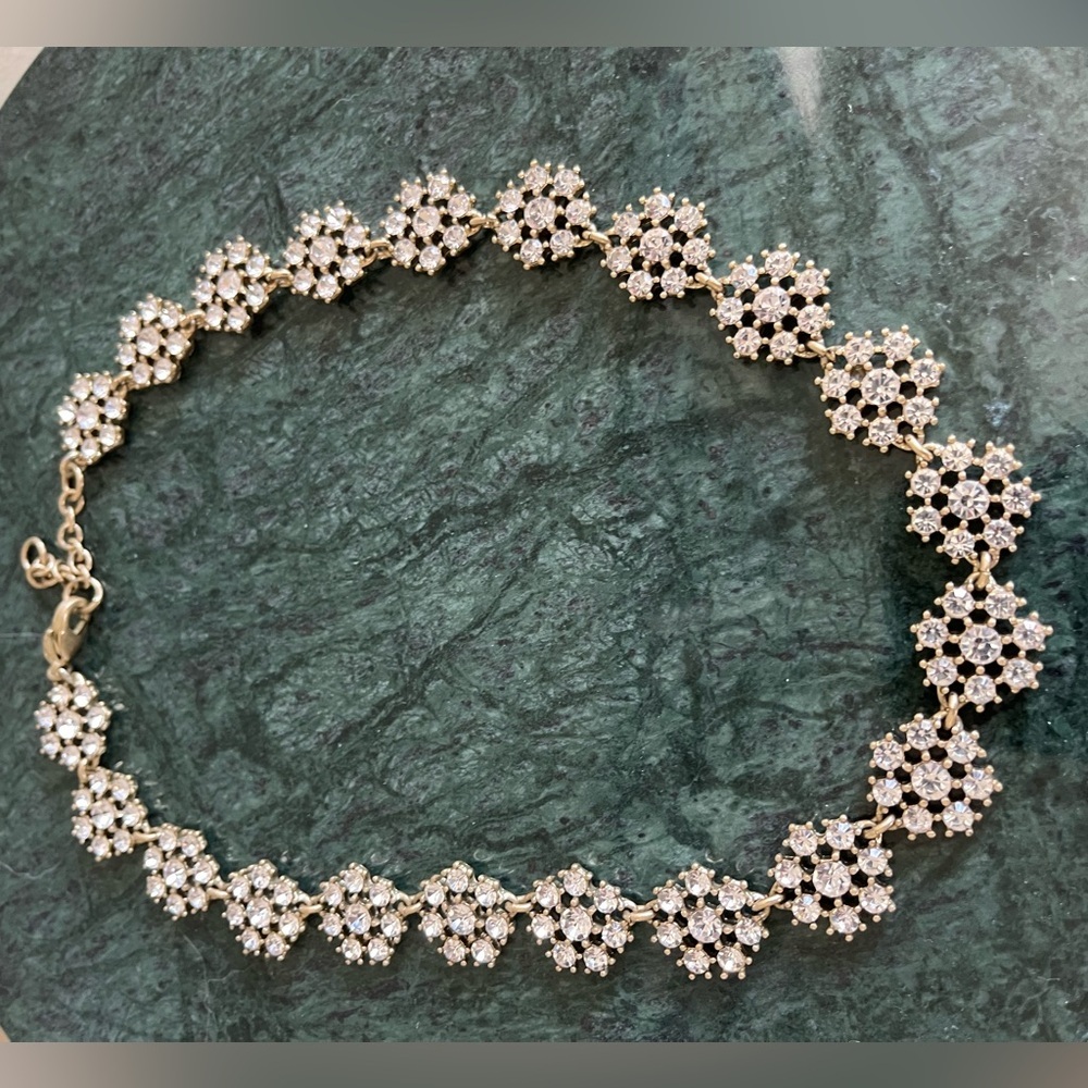 J. Crew snowflake-like design necklace - Picture 7 of 7